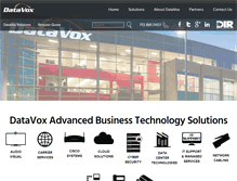 Tablet Screenshot of datavox.net